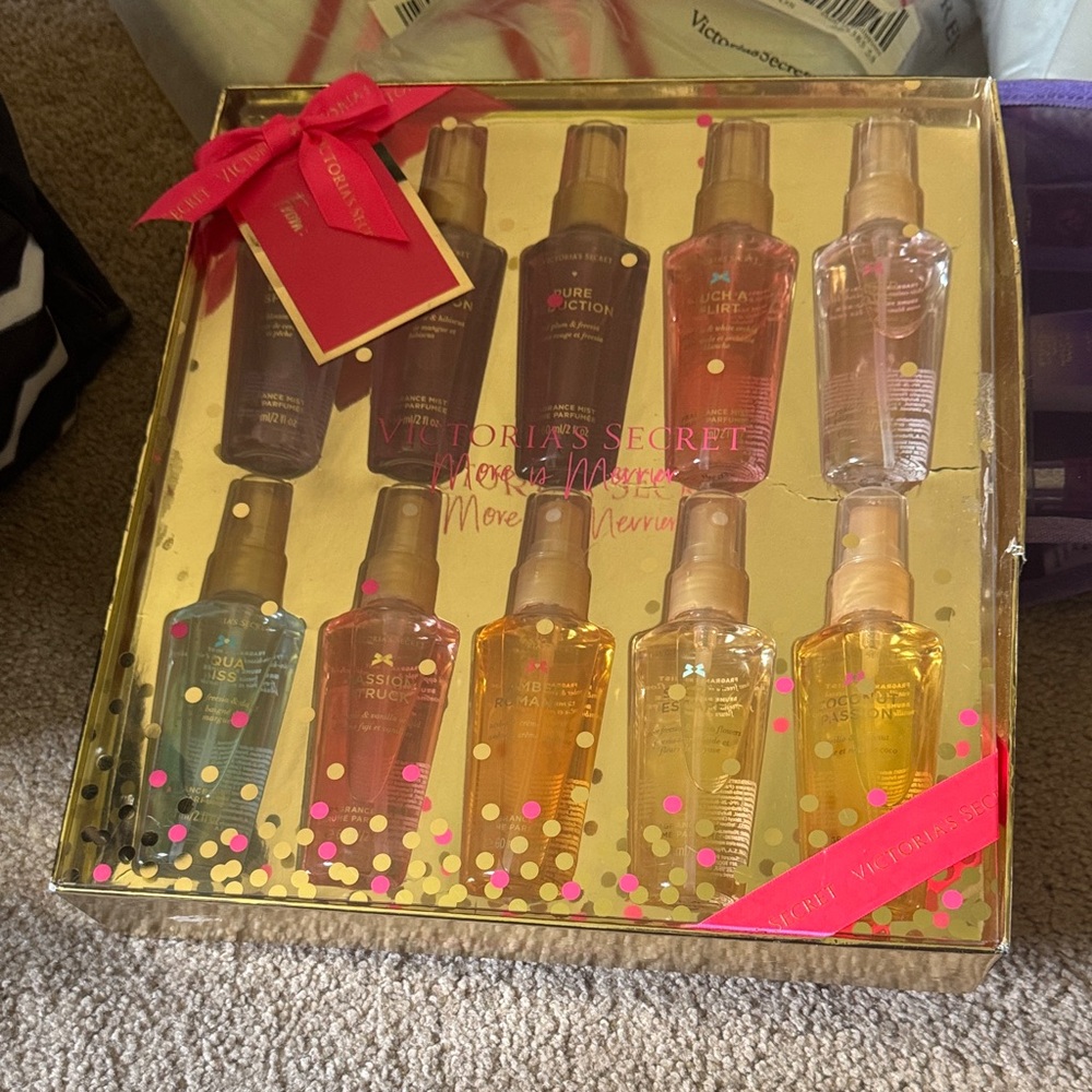 Brand new in package Victoria’s Secret more is merrier 10 piece gift set